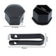 thumbnail image 2 of Tapas para pernos de rueda, 20 piezas Tapas para pernos de rueda negras de 17 mm Tapas universales para tuercas de rueda Tapas para tuercas de automóvil No, 2 of 7