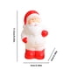 thumbnail image 3 of pstuiky Adornos navideños de luz suave, no deslumbrante, de red roja, con forma de muñeco de Papá Noel., 3 of 7