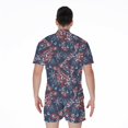 thumbnail image 2 of Paisley Floral Bohemian Pattern Short Sleeve Men'S Rompers Casual Summer Jumpsuits Outfit, 2 of 4