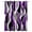 Purple, variant on Blackout Curtains for Bedroom, Purple Stripe Room Darkening Window Drapes for Living Room, Black Grey White Gradient Striped Geometric Thermal Insulated Grommet Curtains, 52x63 inch, 2 Panels