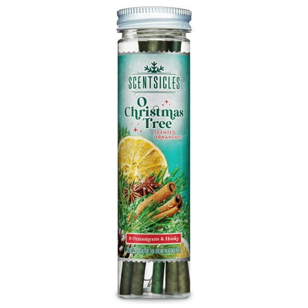 Scentsicles Scented Ornament Sticks, O Christmas Tree, 6pc