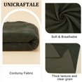 thumbnail image 3 of Brocade Polyester Fabric for DIY Crafts Garment Accessories Square Dark Olive Green 1000x1550x0.8mm, 3 of 6
