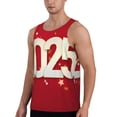 thumbnail image 2 of Pofeuu Happy New 2025 Year Print Men's Workout Tank Tops Sleeveless Muscle Gym Shirt Quick Dry-3X-Large, 2 of 7