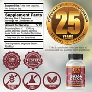 Zeo Health Royal Detox Heavy Metal  Body Detox Cleanse Capsules, 90 Count