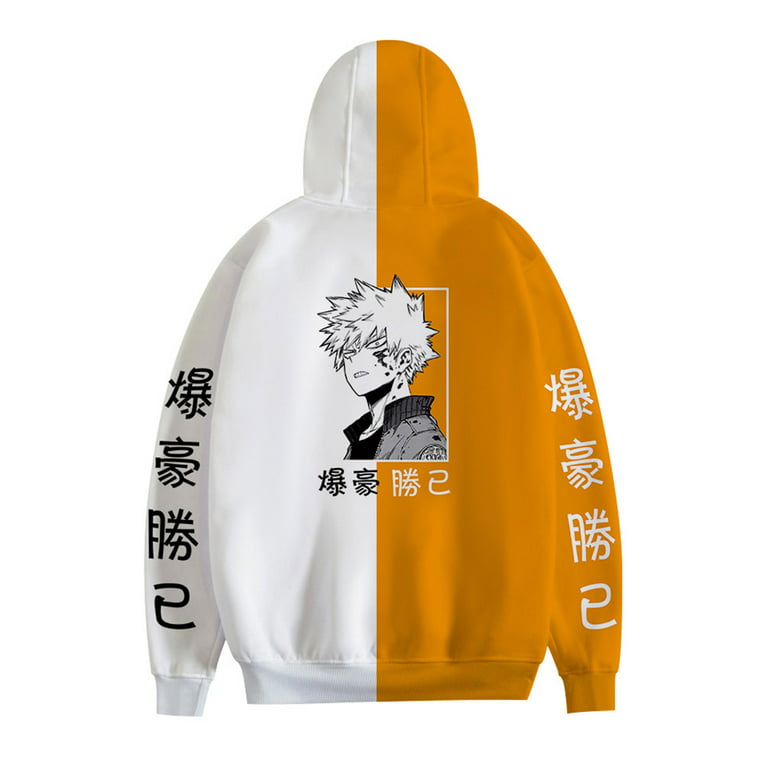 Unisex My Hero Academia 3D Print Anime Hoodie Pullover Sportswear  Sweatshirt