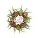 thumbnail image 2 of Corona artificial para puerta de entrada con cartel de "Hola", accesorio para fotos, corona de primavera Verde púrpura, 2 of 9