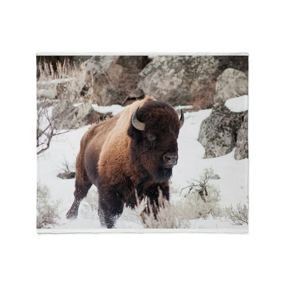 CafePress - Buffalo Throw Blanket - Soft Fleece Throw Blanket, 50"x60" for All Ages
