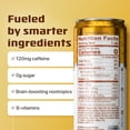thumbnail image 2 of Focus Factor Energy Drink - 12 x 355ml Cans (Pineapple Paradise Flavor) - with Focus + Energy - Sugar Free, Low Calorie with Vitamin B6 & Vitamin B12, 2 of 6