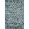 thumbnail image 2 of Addison Rugs Mayfield Premium Machine Washable Transitional Diamonds Emerald Rectangle Rug, 3' X 5' Machine Washable Transitional Diamonds Emerald Oversized Sherpa Throw Blanket, 2 of 7