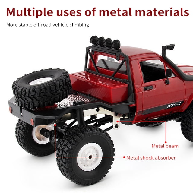 Off-road Car,Led All 1/16 Remote Battery Remote Off-road Car All Terrain Car Car Remote Off-road Car With Terrain 2