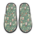 thumbnail image 1 of Fotbe Mushrooms Gnome Pantuflas Peludas para Mujer con Estampado, Zapatillas de Peluche, Zapatos de Invierno para Casa, Uso Interior y Exterior-Medium, 1 of 8