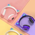 thumbnail image 5 of es Bluetooth con oreja de gato es sobre oreja es Púrpura, 5 of 5