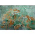 thumbnail image 2 of Botanical Wallpaper Wall Mural - Abstract Copper Ginkgo, 2 of 5