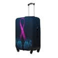 thumbnail image 2 of Gaeub Two Human Hands are Holds Pink Ribbon Awareness Elastic Luggage Cover with Concealed Zipper Dust-Proof Luggage Cover Protector - 18-32 inch - Medium, 2 of 9
