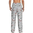 thumbnail image 7 of Salouo Santa with Gifts Print Pajama Pants for Men, Lounge Pants Elastic Waistband Casual Men's sleepwear Loungewear Sleep Pajama Pant -XX-Large, 7 of 7