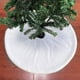 thumbnail image 5 of Falda de árbol de Navidad de 47 pulgadas de piel sintética blanca como la nieve Faldas de árbol de f Abanopi Blanco/120cm, 5 of 7