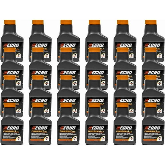 48 Pack Echo 2.6 oz Oil Bottles 2 Cycle Mix for 1 Gallon Power Blend / 6450001 c