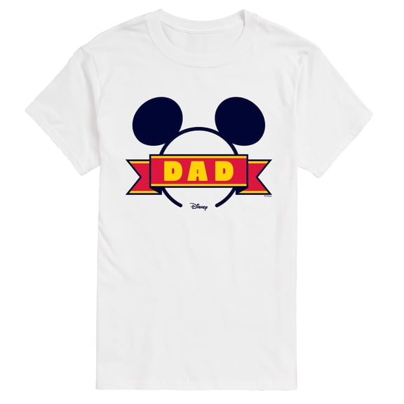 Disney - Dad Mickey Ears Headband - Men's Short Sleeve Graphic T-Shirt