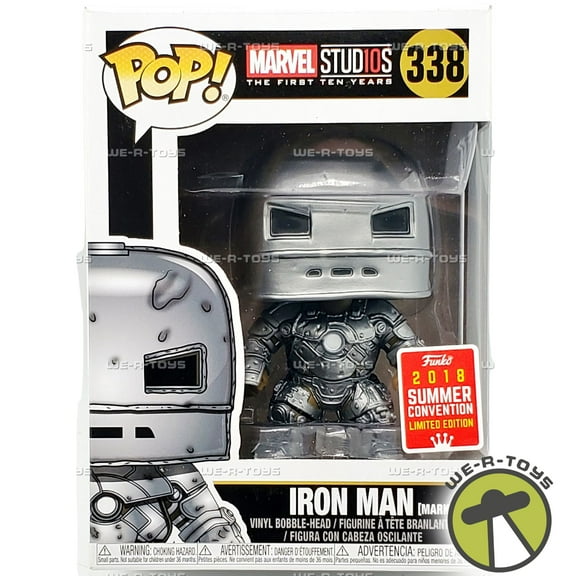 Pre-Owned 338 Iron Man (Mark I) - Marvel Studios 10 Years - 2018 Con Funko POP