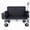 Black, variant on 500lbs Heavy Duty 3-in-1 Convertible Wagon with Double-Seater Bench Mode, Detachable Insulated Cooler Bag, 180l Capacity Steel Frame Utility Cart, All-Terrain Wheels for Outdoor Events, Purple