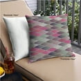 thumbnail image 2 of Ahgly Company Indoor Square Patterned Throw Pillow, 18 inch by 18 inch, 2 of 6