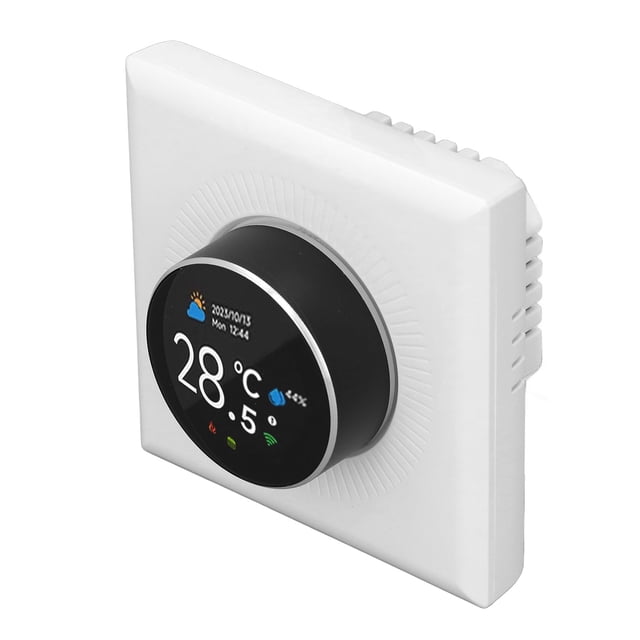 WiFi Thermostat, 16A Load Weekly Programmable Knob Temperature Controller for Electric Heating System