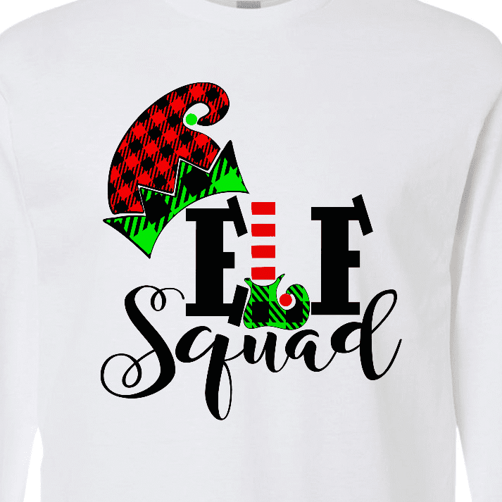 Inktastic Cute Elf Squad Long Sleeve T-Shirt