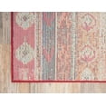 thumbnail image 7 of Unique Loom Sedona Collection Area Rug - Yellowstone (2' 2" x 6' 9" Runner Cherry Pink/Blue), 7 of 7