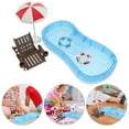 thumbnail image 4 of Mini Beach Dollhouse Set with Pool, Chair, Umbrella & Toys, 4 of 6
