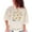 Ivory, variant on Smile Always with 90s Retro Flower with Smile Art, Butter Comfort Colors T-Shirt, Medium