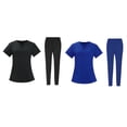 thumbnail image 1 of Enfermería Scrub Set Top Pantalones Transpirable Trabajo Uniforme para Enfermera Yoga Jogger, 1 of 5