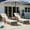 Brown Wicker/Beige Cushion, variant on VIVIJASON 3 Piece Outdoor Wicker Chaise Lounge Chair Set , Lounge Chairs Set of 2 with Side Table, 6 Position Adjustable Pool Reclining Sunbathing Chair with Cushion, Armrest & Headrest, Beige