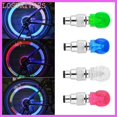 thumbnail image 3 of Gran venta en forma de calavera tapa de válvula LED luz de rueda de la lámpara de neumático para coche moto bicicleta, 3 of 4
