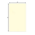 thumbnail image 2 of Off White 3x5 Inch Uncut Art Mat Board - No Opening - 1 Mat, 2 of 7
