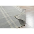 thumbnail image 4 of EORC PLAID WHITE Hand-Knotted Wool Contemporary Flat Weave Rug, 6' x 9', 4 of 5