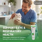 Vetoquinol Viralys Gel L-Lysine Supplement for Cats, 5oz - Cats & Kittens of All Ages - Immune Health - Sneezing, Runny Nose, Squinting, Watery Eyes - Palatable Maple Flavor Lysine Gel