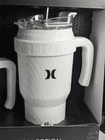 Hurley Adventure Tumbler Collection Thermos 40oz 22oz 16oz 3 Cup Set New White