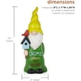 thumbnail image 3 of Alpine Corporation ZTY120 Garden Gnome Statue, Multicolor, 3 of 10