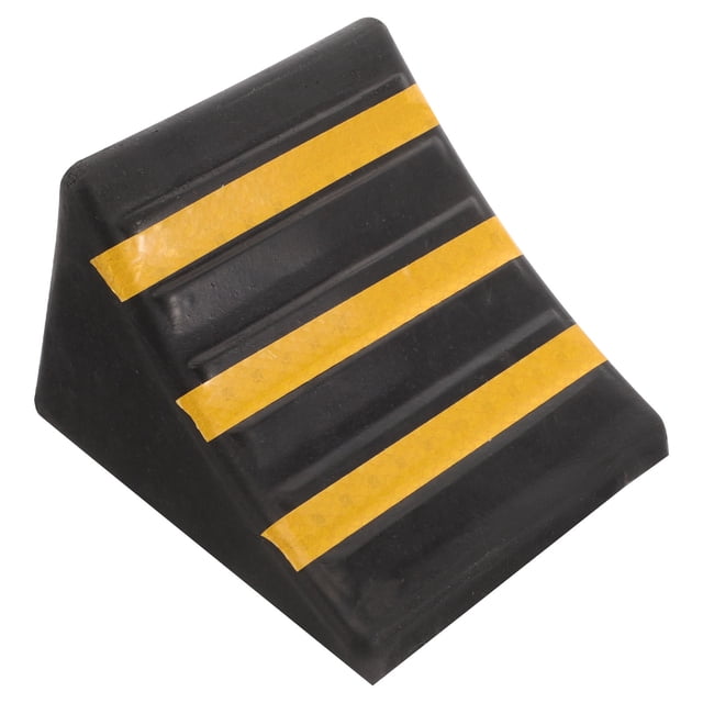 Minkissy 1Pcs Black Rubber Ramp for Car and Motorcycle Parking Safety