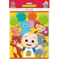 thumbnail image 2 of Cocomelon Plastic Loot Bags Sturdy, Vibrant, & Fun Design Party Supplies, Perfect For Kid's Birthday Party & Themed Celebration - Pack Of 8, 2 of 2