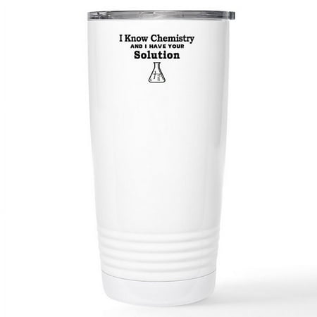 

CafePress - Chemistry Solution Travel Mug - Insulated Stainless Steel Travel Tumbler 20 oz.