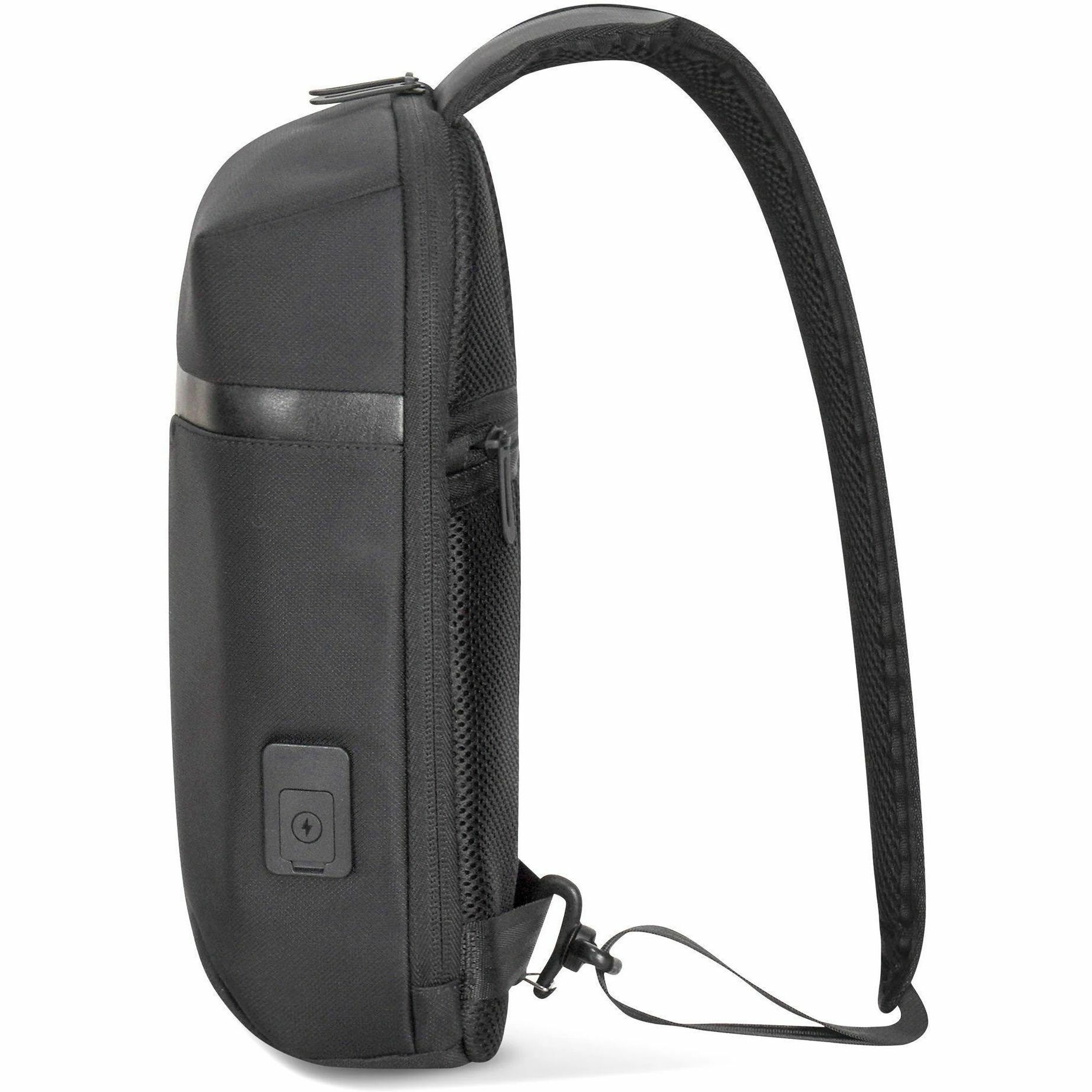 Champs Onyx Carrying Case (Sling) for 11" Tablet, Black