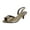 Gold, variant on Xandra Women's Wide Width Slingback Heeled Sandals BRONZE 8