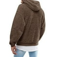 thumbnail image 5 of Solid Color Fashion Casual Men Drawstring Hooded Long Sleeve Pullover Hoodie, 5 of 6