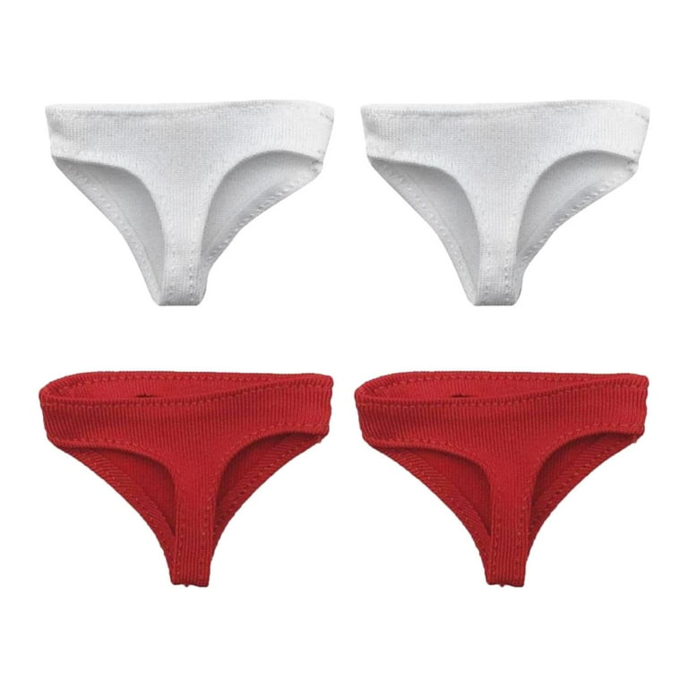 4pieces 1/6 Female Shorts Underwear for 12'' Action Figures Doll Accessory