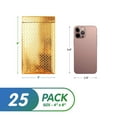 thumbnail image 2 of Gold Metallic Bubble Mailers, Opaque Padded Self-Seal, 25 Count, 4 x 8 in, 2 of 8