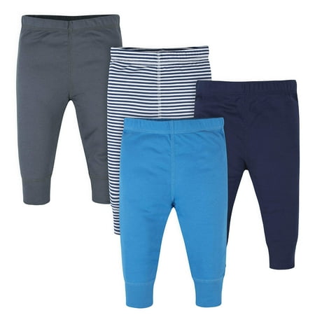 

Onesies Brand Baby 4 Pack Pants Mix n Match Newborn to 12M Blue Stripe Active Pack 6-9 Months