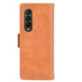 thumbnail image 6 of Dteck Wallet Case for Samsung Galaxy Z Fold4 5G 2022,Premium PU Leather ID Credit Card Slots Magnetic Closure Folio Flip Purse Protective Phone Case,Brown, 6 of 6