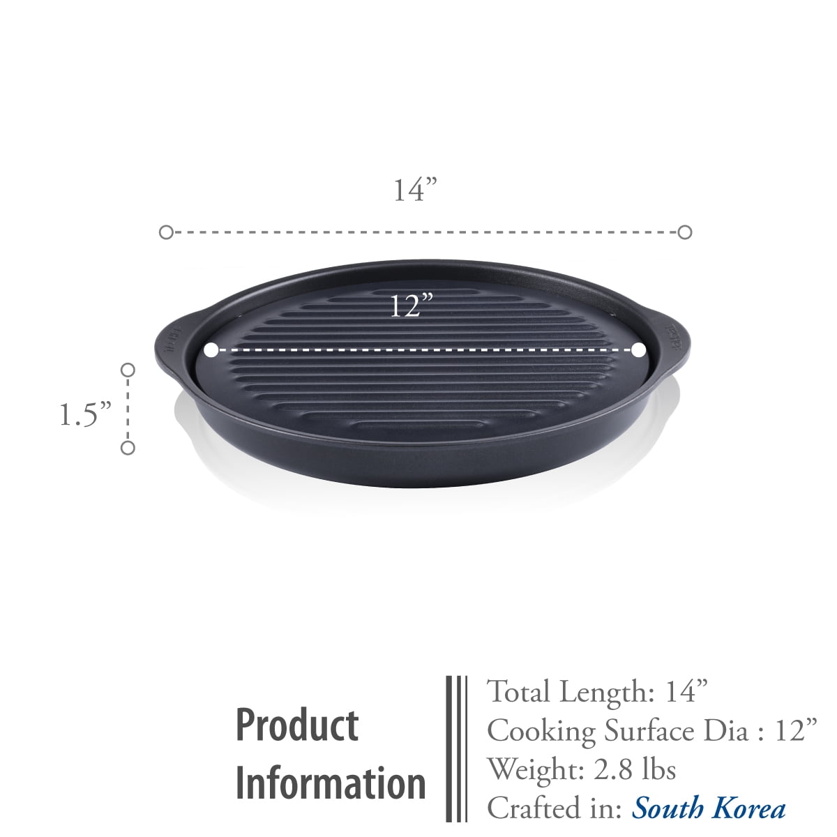 TECHEF - TRUE GRILL PAN - Stovetop Nonstick Indoor Outdoor Smokeless BBQ Grill Set.