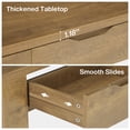 thumbnail image 5 of Finmind 67-Inch Console Table with 3 Drawers,  Long Sofa Table Behind the Couch with Storage Shelf, Narrow Farmhouse Entryway Furniture for Living Room, Hallway, Foyer, Oak Brown, 5 of 8